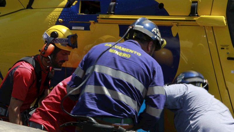 Muere un minero que quedó atrapado en un derrumbe en la mina asturiana de Cerredo