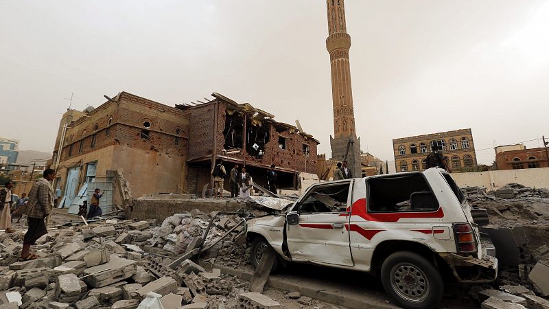 Al menos 57 civiles mueren en un bombardeo en el sur de Yemen
