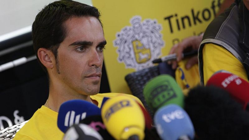 Contador: "No me conformo con el podio, siempre quiero ganar"