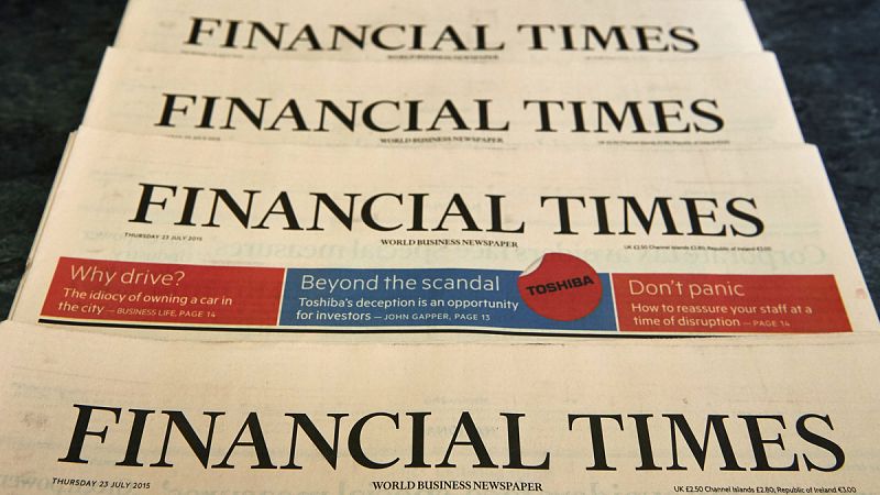 El grupo británico Pearson vende el Financial Times al diario japonés Nikkei por 1.200 millones
