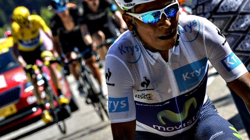 Froome mantiene el amarillo en Alpe d'Huez ante la valent�a del Movistar y de Nairo Quintana