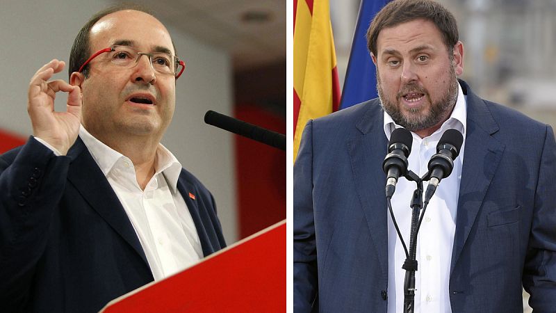 PSC rechaza ir con PP y Ciudadanos a las catalanas mientras Junqueras habla de centralidad