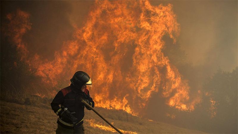En libertad con cargos un hombre sospechoso de haber provocado el incendio de Ourense