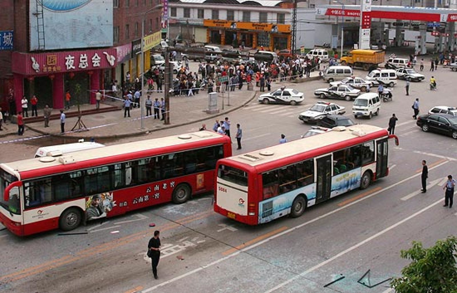 Primeros cortes de tráfico en Pekín