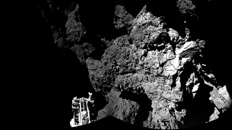 La sonda Philae halla sustancias precursoras de vida en el cometa 67P