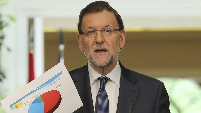 Rajoy afirma que los presupuestos de 2016 dedicarán su mayor partida al gasto social,  el 53,5 %