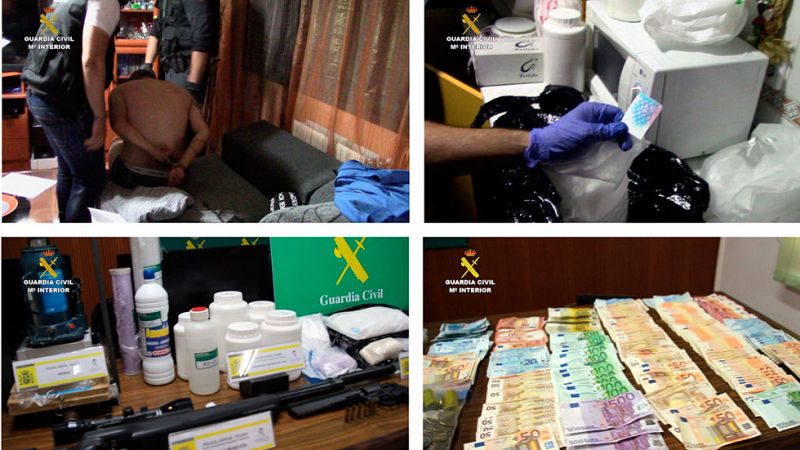 Detenidas 33 personas por tráfico de cocaína en las provincias de Toledo y Madrid