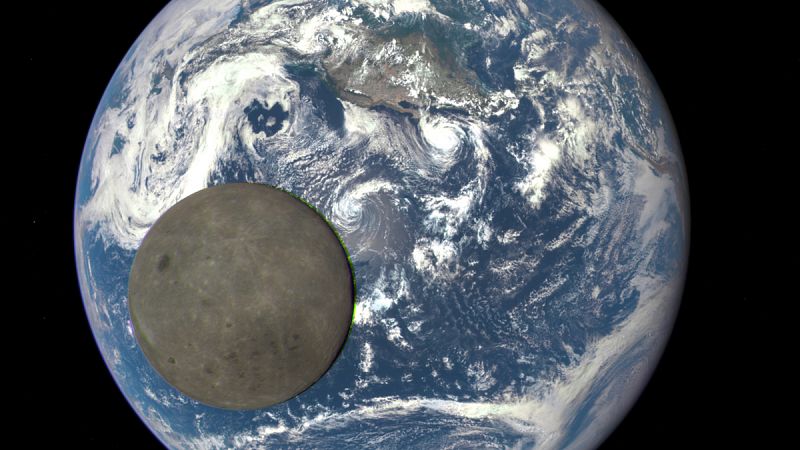 La NASA capta la mejor vista del lado oscuro de la Luna