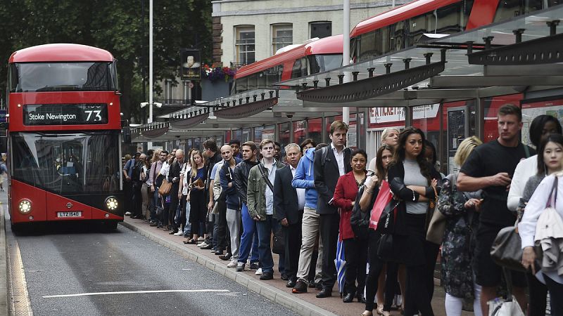 Una nueva huelga de 24 horas en el metro de Londres colapsa el transporte público