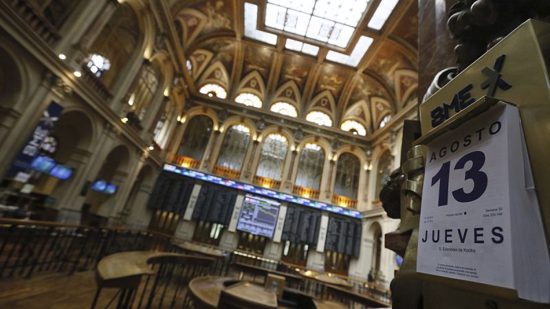 El IBEX 35 rebota un 0,62%, en línea con el resto de Bolsas europeas