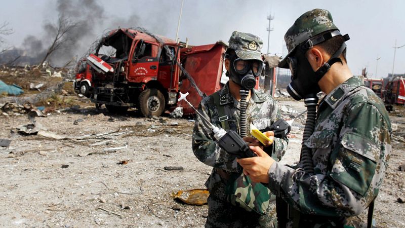 China abre una investigación sobre las explosiones de Tianjin al tiempo que incrementa la censura