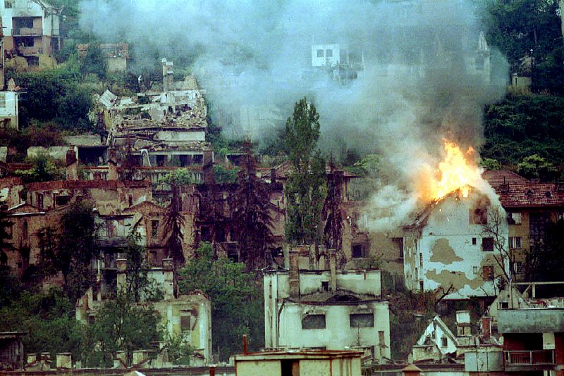 Sarajevo, ciudad asediada por Karadzic