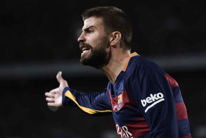 Piqué, sancionado con cuatro partidos por su expulsión en la Supercopa