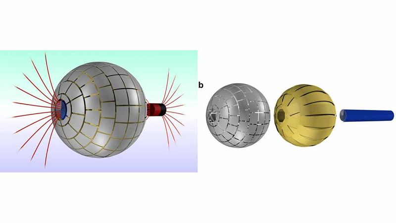 Crean un 'agujero de gusano' que hace invisible el campo magnético