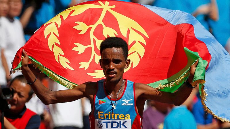 Ghebreselassie logra en maratón el primer oro para Eritrea en un Mundial