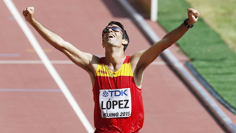 Miguel Ángel López se proclama campeón mundial de 20 kilómetros marcha