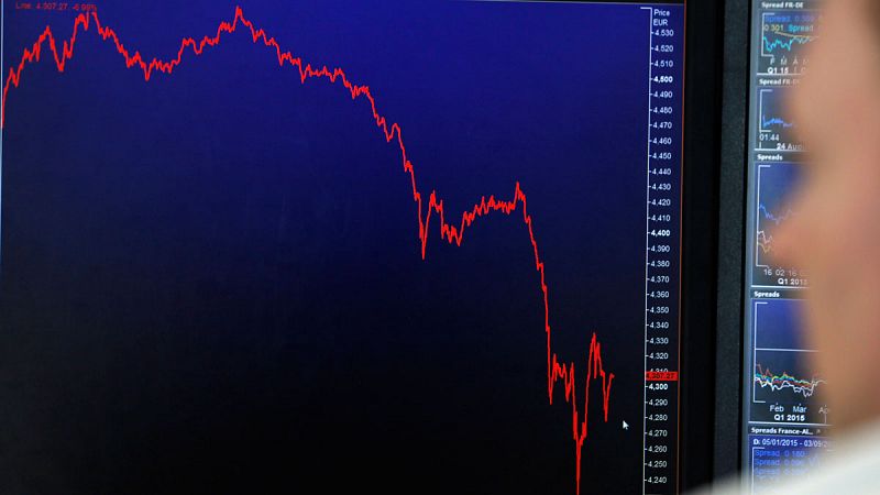 Jornada negra en las Bolsas europeas, que se hunden arrastradas por China y el pesimismo de Wall Street