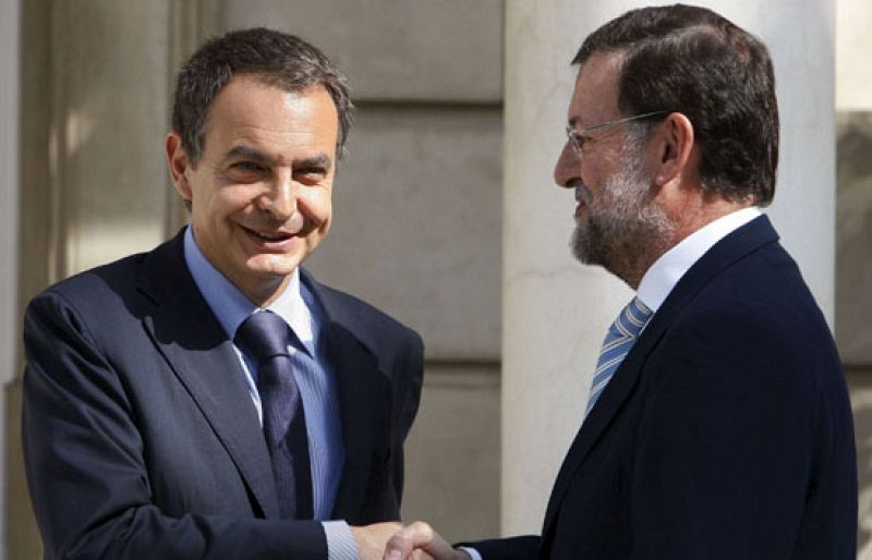 Finaliza el encuentro entre Zapatero y Rajoy