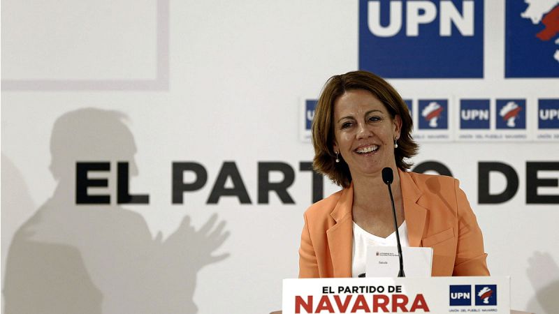Yolanda Barcina anuncia su dimisión como presidenta de UPN
