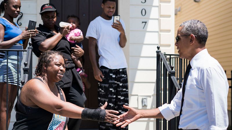 Obama califica de "única" la recuperación de Nueva Orleans diez años después del Katrina