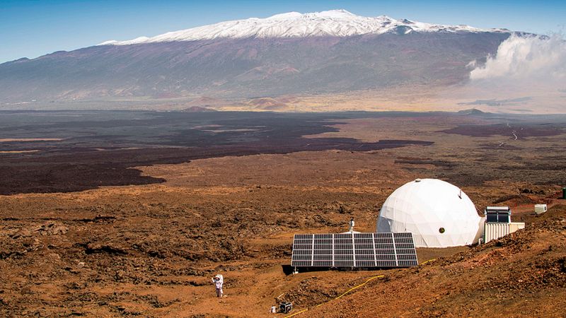 Seis voluntarios de la NASA vivirán cerca de un volcán de Hawái para simular la vida en Marte