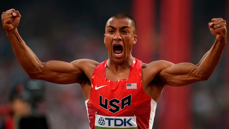 Eaton bate su récord mundial de decatlón y Farah extiende su reinado