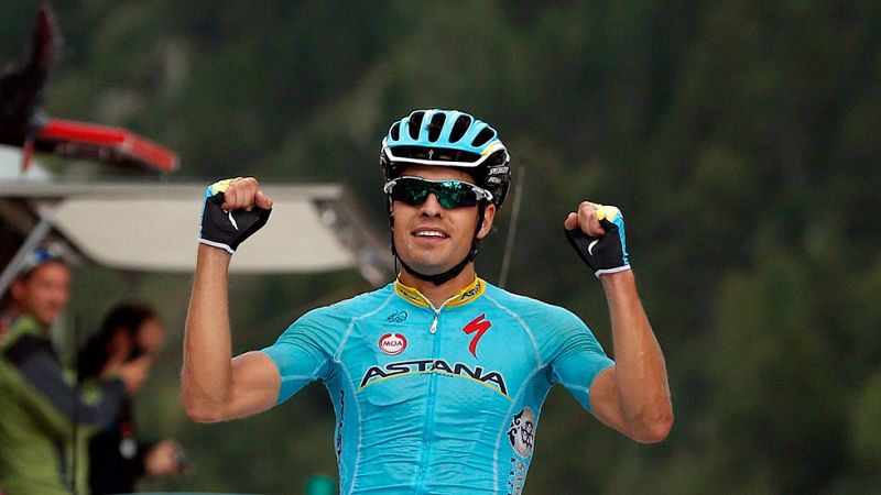 Mikel Landa gana la etapa reina y su compañero Fabio Aru se viste de líder de la Vuelta