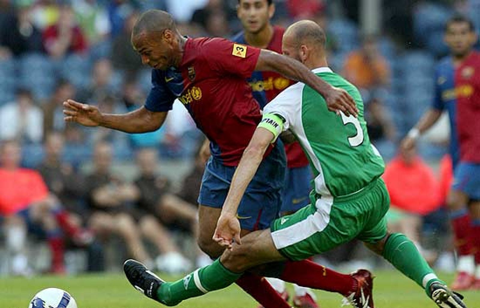 El Barcelona ha resuelto con cierta brillantez su primer choque de la era Guardiola. En encuentro amistoso, ha ganado 6-0 a un flojo Hibernian, con un Messi especialmente acertado.
