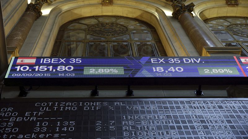 El IBEX 35 sube un 1,74% y recupera los 10.000 puntos