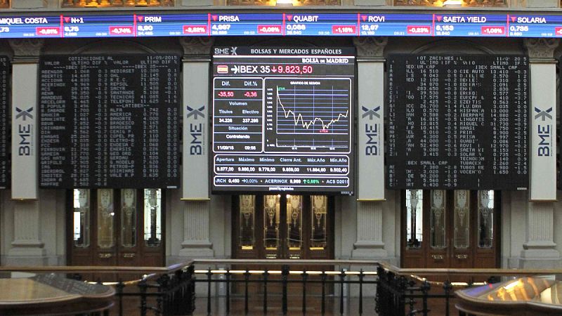 El IBEX 35 baja un 1,23% y pierde los 9.800 puntos lastrado por las empresas con mayor exposición a Brasil