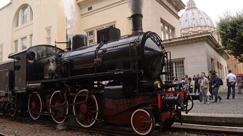 Un tren turístico unirá el Vaticano y la residencia veraniega de los papas en Castel Gandolfo
