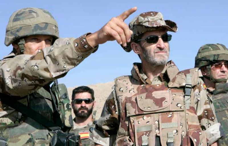 La nueva cúpula militar visita por sorpresa Afganistán para supervisar la misión española
