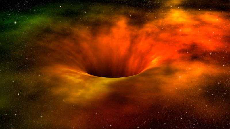 Científicos se acercan a la observación de una explosión entre dos agujeros negros