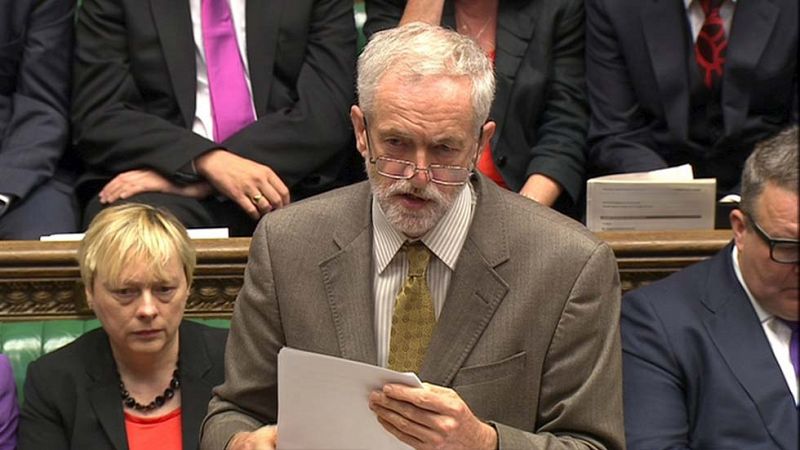 Corbyn utiliza preguntas de los ciudadanos en su primer debate con Cameron en la Cámara de los Comunes