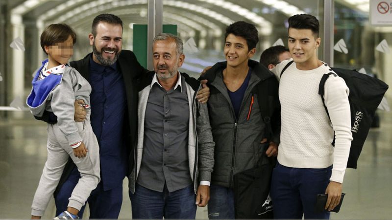 El refugiado sirio al que una periodista puso la zancadilla, al llegar a España: "Esto es como andar por el cielo"