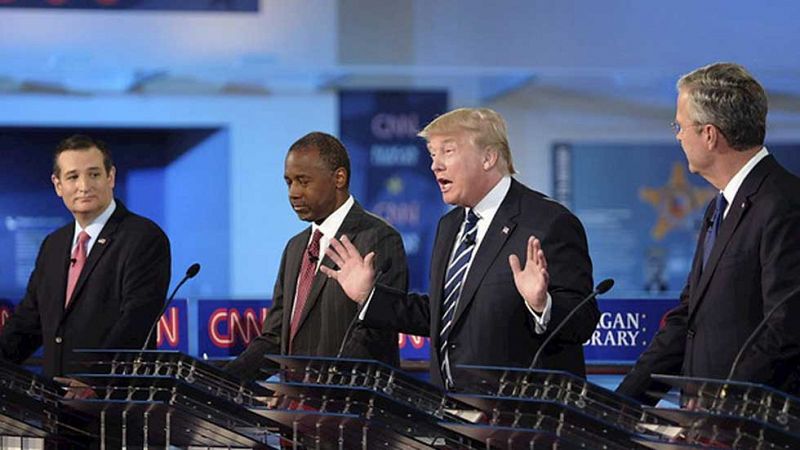 Trump se desinfla en el segundo debate republicano