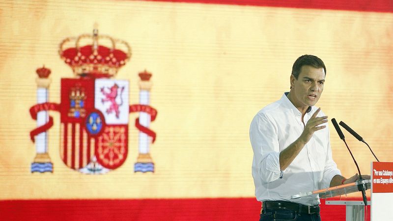 Pedro Sánchez: "No hay proyecto político más antieuropeo que el independentismo de Mas"