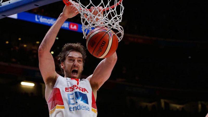 Un Gasol de leyenda lidera la revancha ante Francia