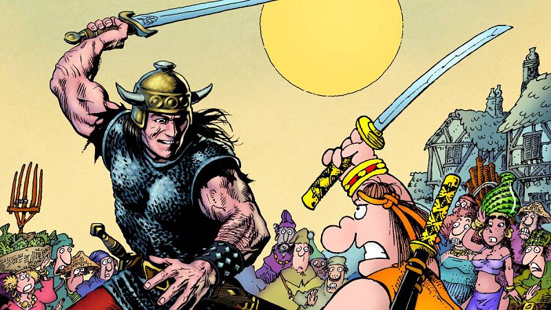 'Groo vs. Conan', la parodia contra el original