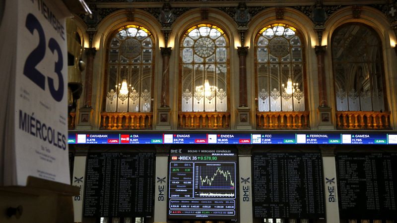 El IBEX 35 cae un 0,79% y cierra por debajo de los 9.500 puntos