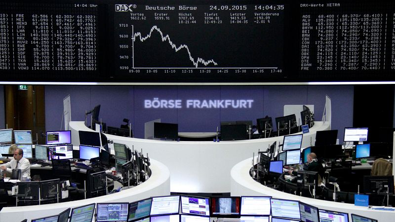 El IBEX 35 cae un 1,93% y pierde los 9.300 puntos en una nueva sesión de castigo a las Bolsas europeas
