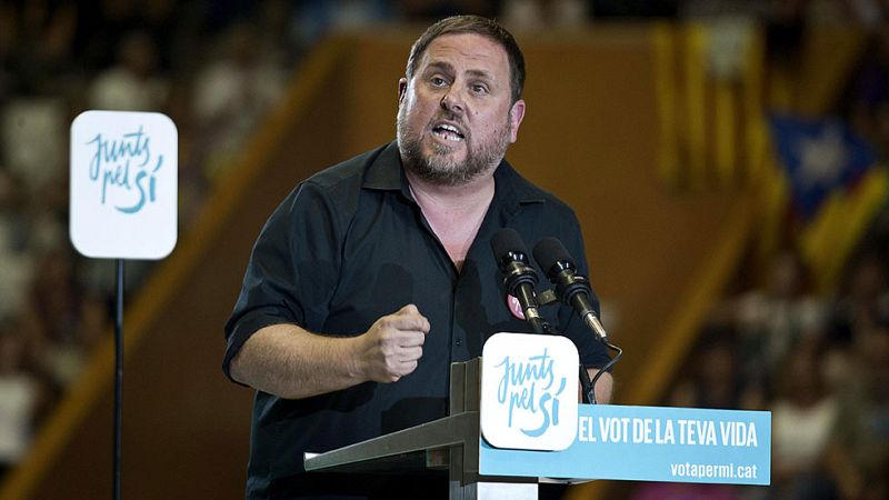 Junqueras afirma que las pensiones están más aseguradas en Cataluña que en el resto de España