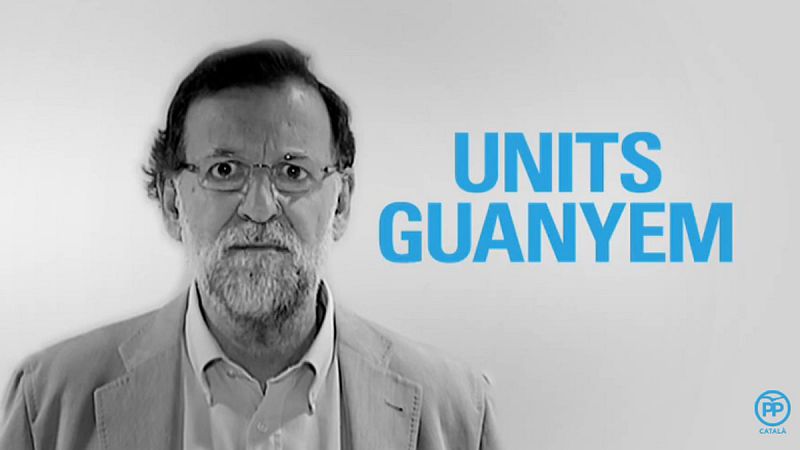 Rajoy y la cúpula del PP expresan en catalán su "amor" por Cataluña en un vídeo de campaña