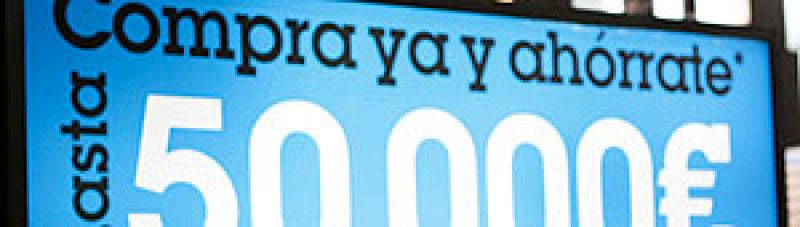 La compraventa de viviendas cae el 34,3% y el importe medio de las hipotecas un 6,6 %