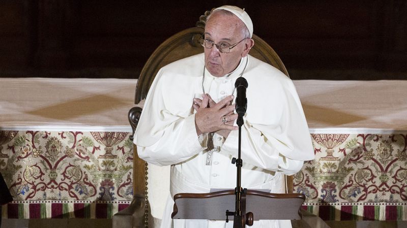 El papa se reúne en Filadelfia con víctimas de abusos sexuales cometidos por miembros de la Iglesia