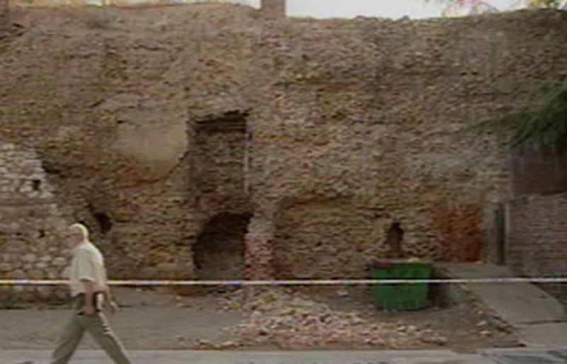 Se derrumba parte de la muralla de León, una de las más antiguas de España