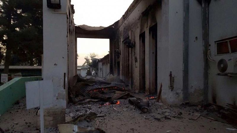 EE.UU. bombardea un hospital de MSF y causa 19 muertos y 37 heridos en Afganistán