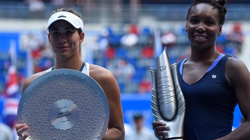 Garbiñe Muguruza, quinta del mundo pese a retirarse en Wuhan