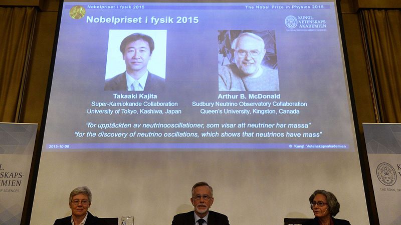 Un estudio sobre las oscilaciones de los neutrinos, galardonado con el premio Nobel de Física