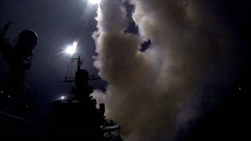 Rusia bombardea Siria desde barcos fondeados en el mar Caspio